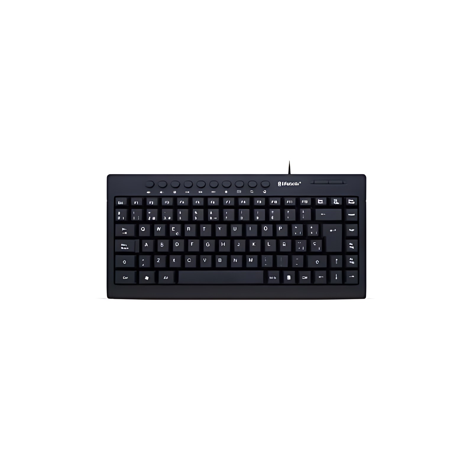 BROBOTIX TECLADO USB MINI MULTIMEDIA COLOR NEGRO - PC Escritorio Laptop Notebook