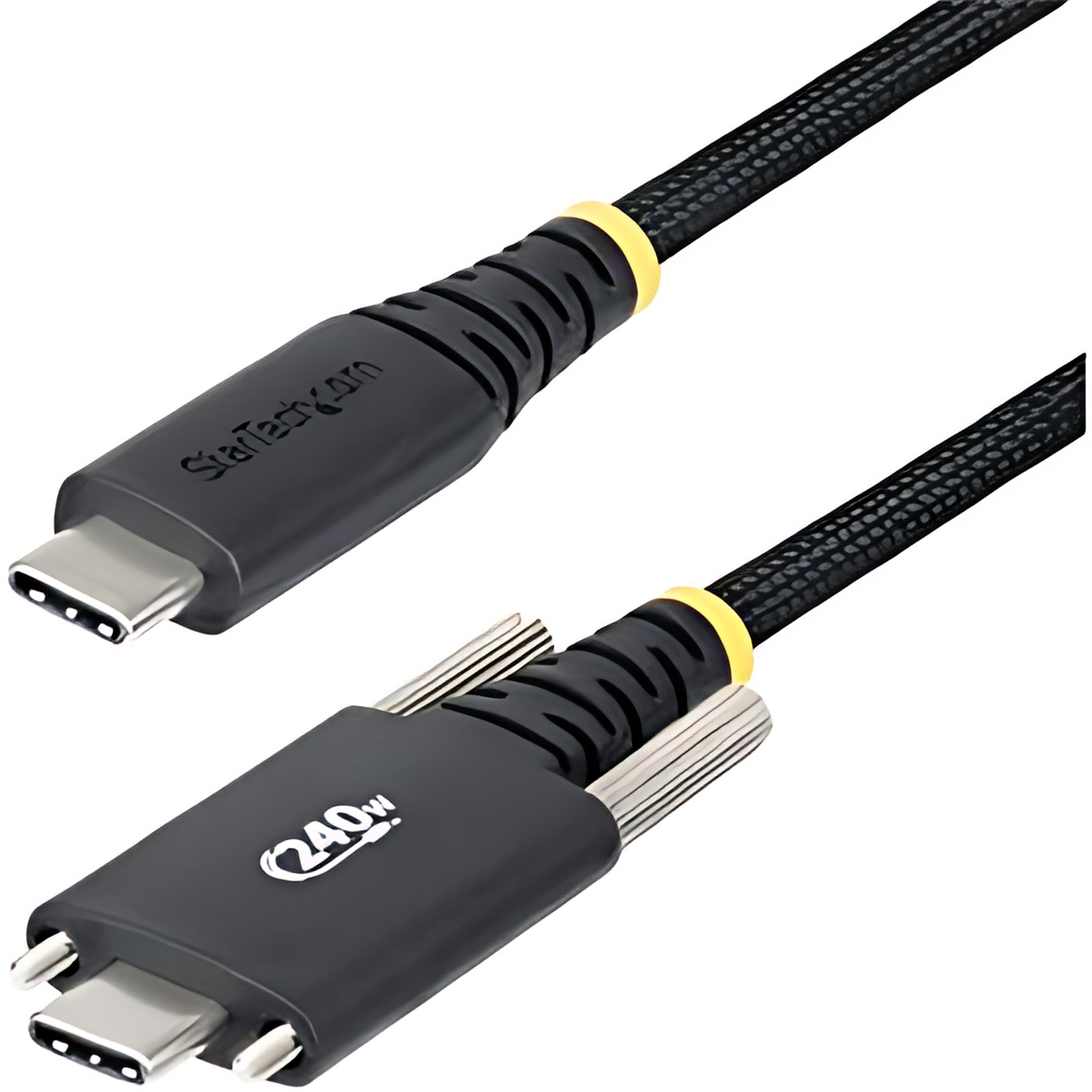 Startech.com Cable Cargador Usb-C De 3m – Cable Usb Tipo C De Carga Epr De 240w (5a) – Cable Usb 2.0 – Recubrimiento De Silicona – Usb-If – Cable For Cargador, Dispositivo Móvil, Cargador De Pared, Cargador De Automóvil, Cargador Portátil, Hub, Portátil, Tableta, Smartphone, Dispositivo Periférico, Carcasa De Unidad, … – 480gbit/S – Níquel Conector Chapado – 30 Awg – Negro