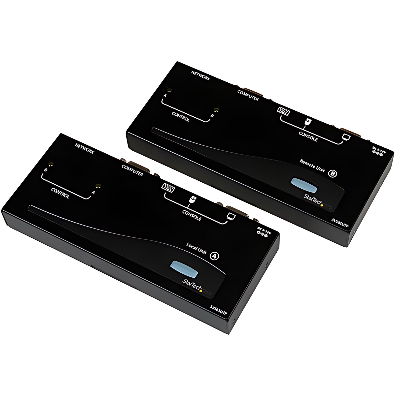 StarTech.com Extensor de consola KVM PS/2 USB por cable Cat5 - 150m - 1 Computador(es) - 152.40m Alcance - VGA - 1024 x 768 Resolución máxima de vídeo - 2 x Red (RJ-45) - 4 x Puerto PS/2 - 4 x VGA - 1