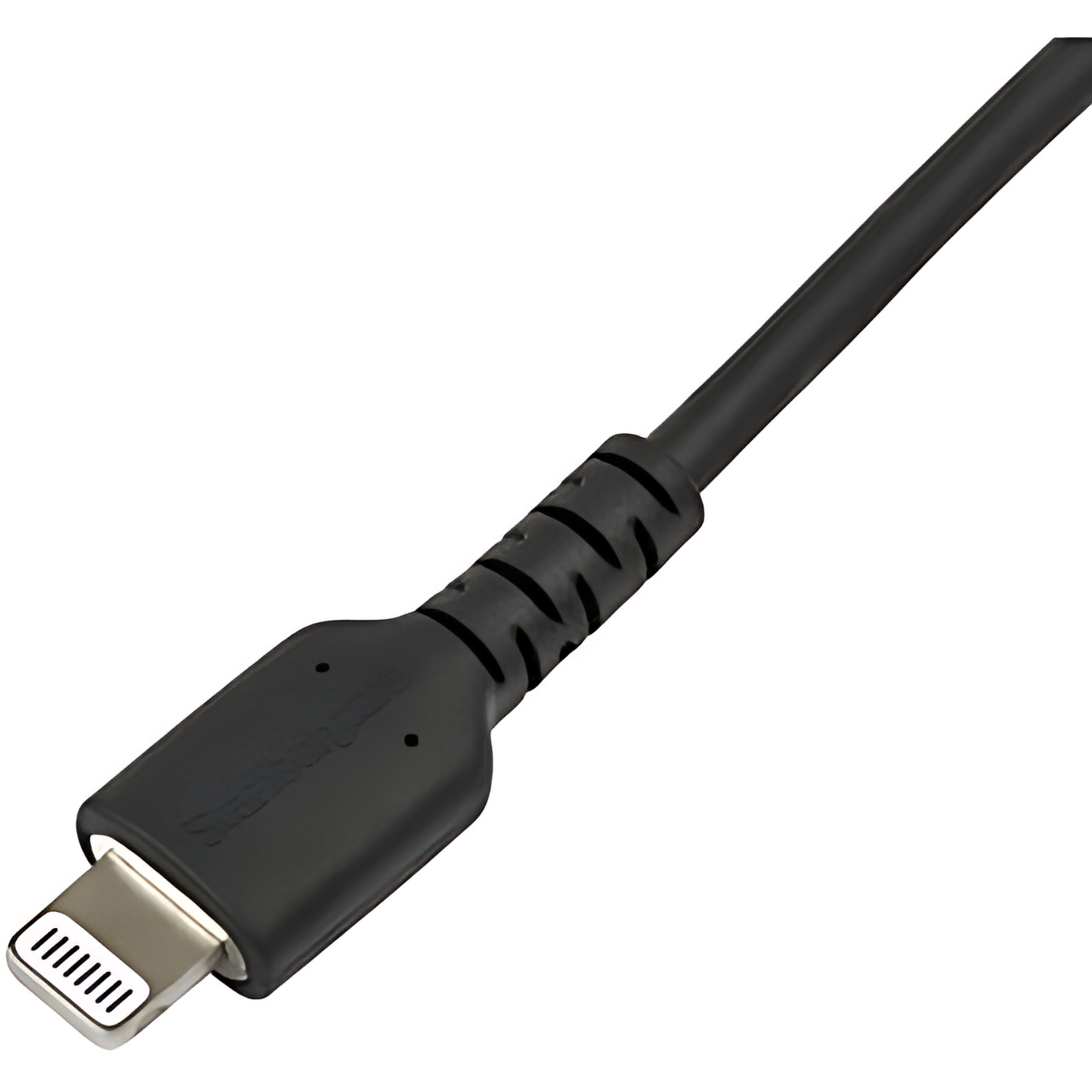 Startech.com Cable Resistente Usb-C A Lightning De 2 M Negro – Cable De Sincronización Y Carga Para Iphone/Ipad, Certificado Mfi De Apple – Cable For Ipad, Iphone, Ipad Air, Ipad Mini, Cargador, Adaptador De Alimentación – 480mbit/S – Mfi – Apantallado – Níquel Conector Chapado – 22/32 Awg – Negro