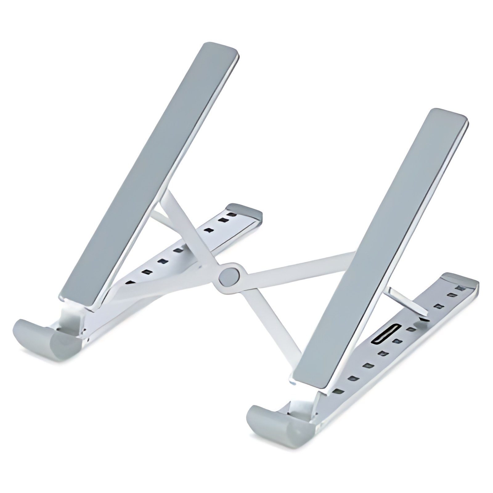 Startech.com Soporte Elevador Plegable Para Laptop – Riser Ajustable Portátil Ergonómico – Ventilado De Aluminio – 10kg – Giro Inclinación – Hasta 39.6cm (15.6″) Para Pantalla Plana – 9.98kg Capacidad De Carga – 2.5cm Altura X 5.1cm Ancho – Sobremesa, De Escritorio – Anodizado – Aluminio – Plata – Para Portátil, Tableta, Smartphone, Monitor, Ultrabook, Chromebook – Plegable, Pórtatil, Ergonómico, Inclinable, Cómodo, Ancho Ajustable, ángulo De Visión Múltiple, Plegables, Antideslizante, Almo