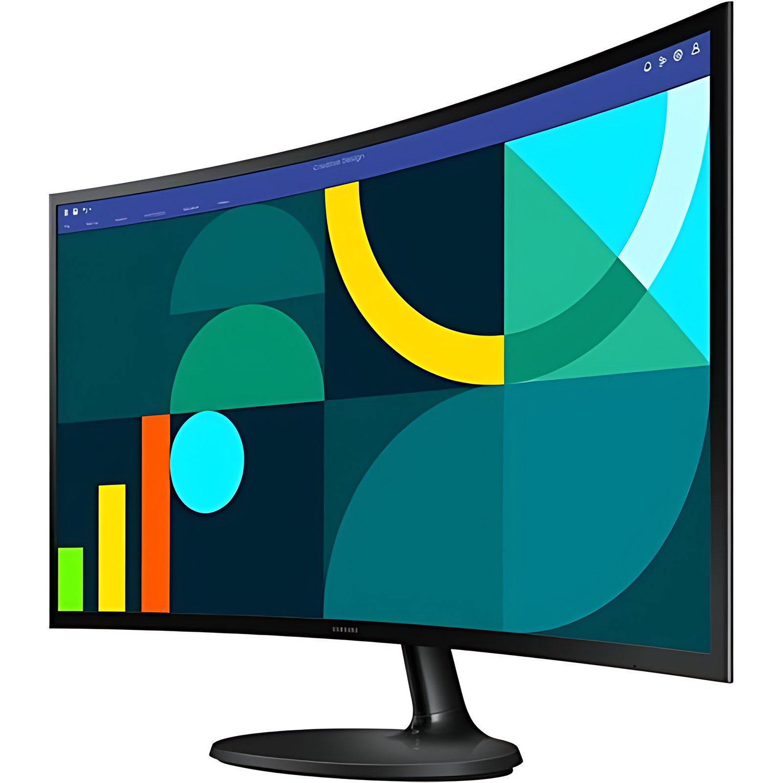 Monitor LED Samsung Essential S3 S27D360GAL 27" (68.6cm) Clase Full HD Pantalla curva - 16:9 - Negro - 27" (68.6cm) Viewable - Vertical Alignment (VA) - LED Retroiluminación - 1920