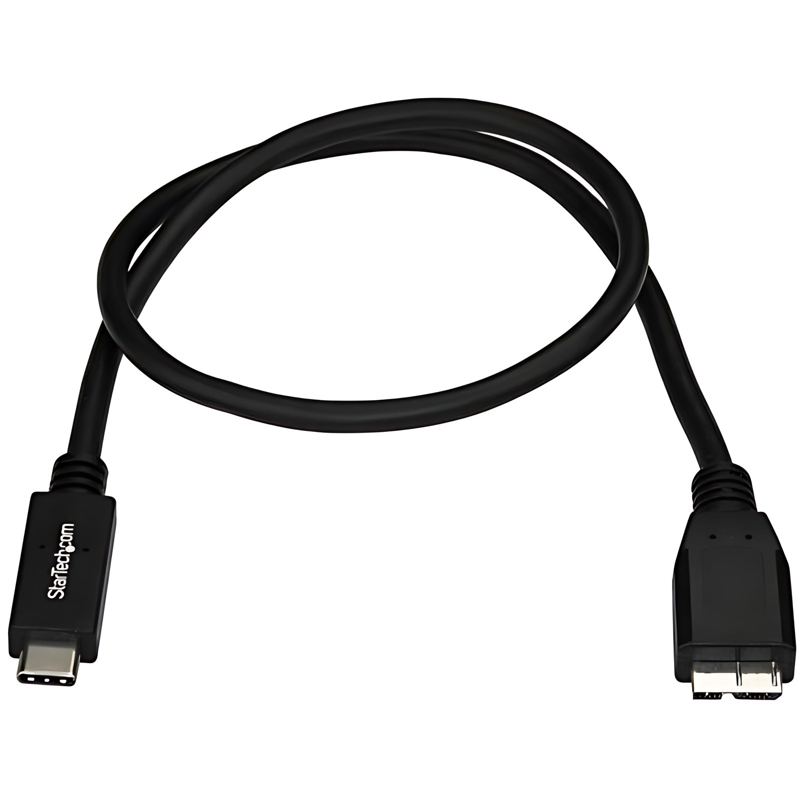 Startech.com Cable De 1m Usb 3.1 Type-C A Micro B (10gbps) – Cable For Tableta, Disco Duro Portátil, Dispositivo De Almacenamiento, Dock, Portátil, Dispositivo Periférico, Computadora De Escritorio – 10gbit/S – Apantallado – Níquel Conector Chapado – Negro