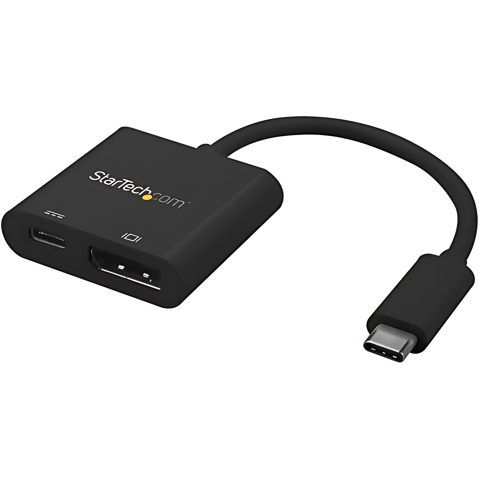 Startech.com Adaptador Usb C A Displayport Con Pd De 60w – 4k 60hz Hbr2 – Conversor Usb Tipo C A Dp 1.2 – Compatible Thunderbolt 3 – Negro