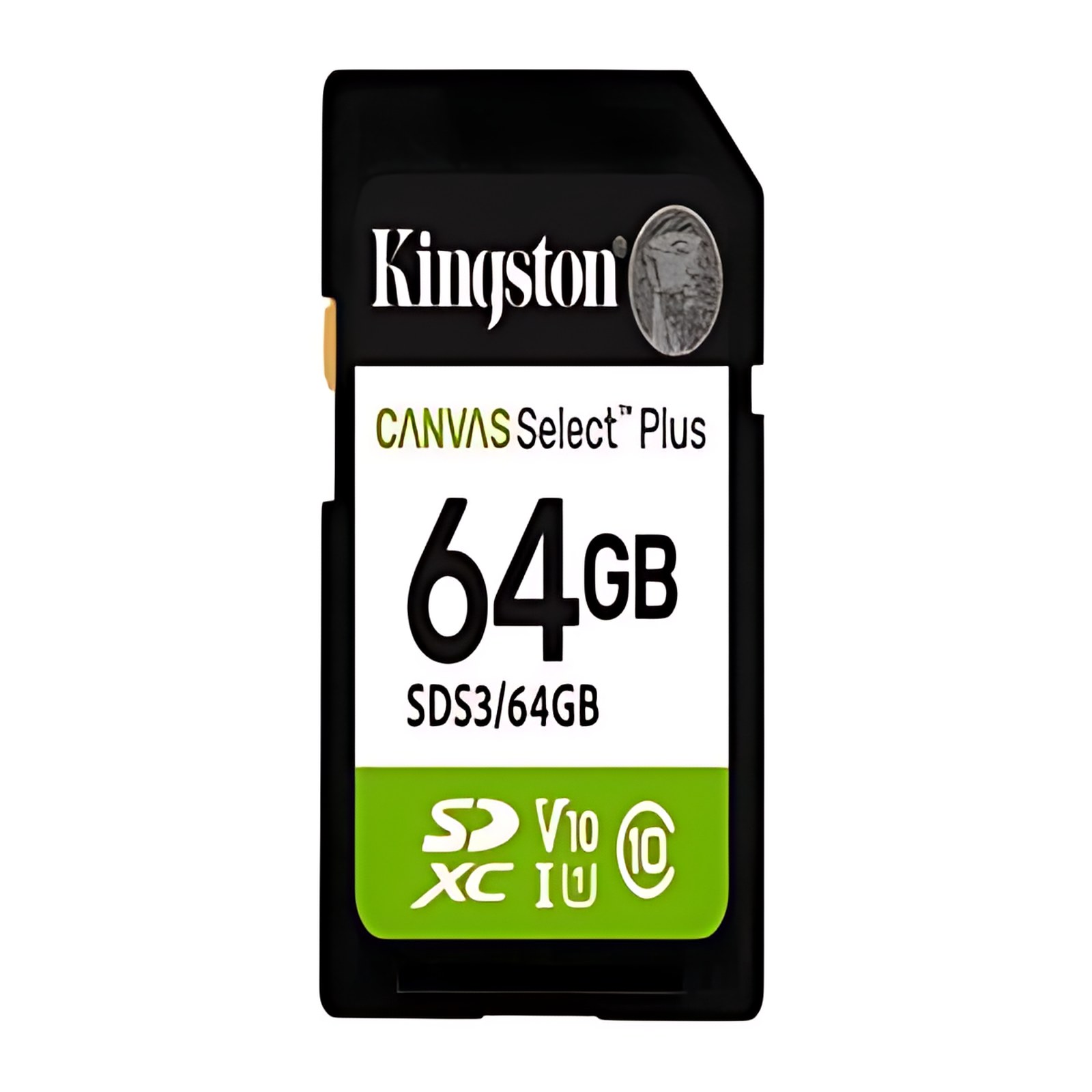 Sdxc Memoria Kingston 64gb Canvas Select Plus Gen3 100mb/S C10 Uhs-I U1 V10