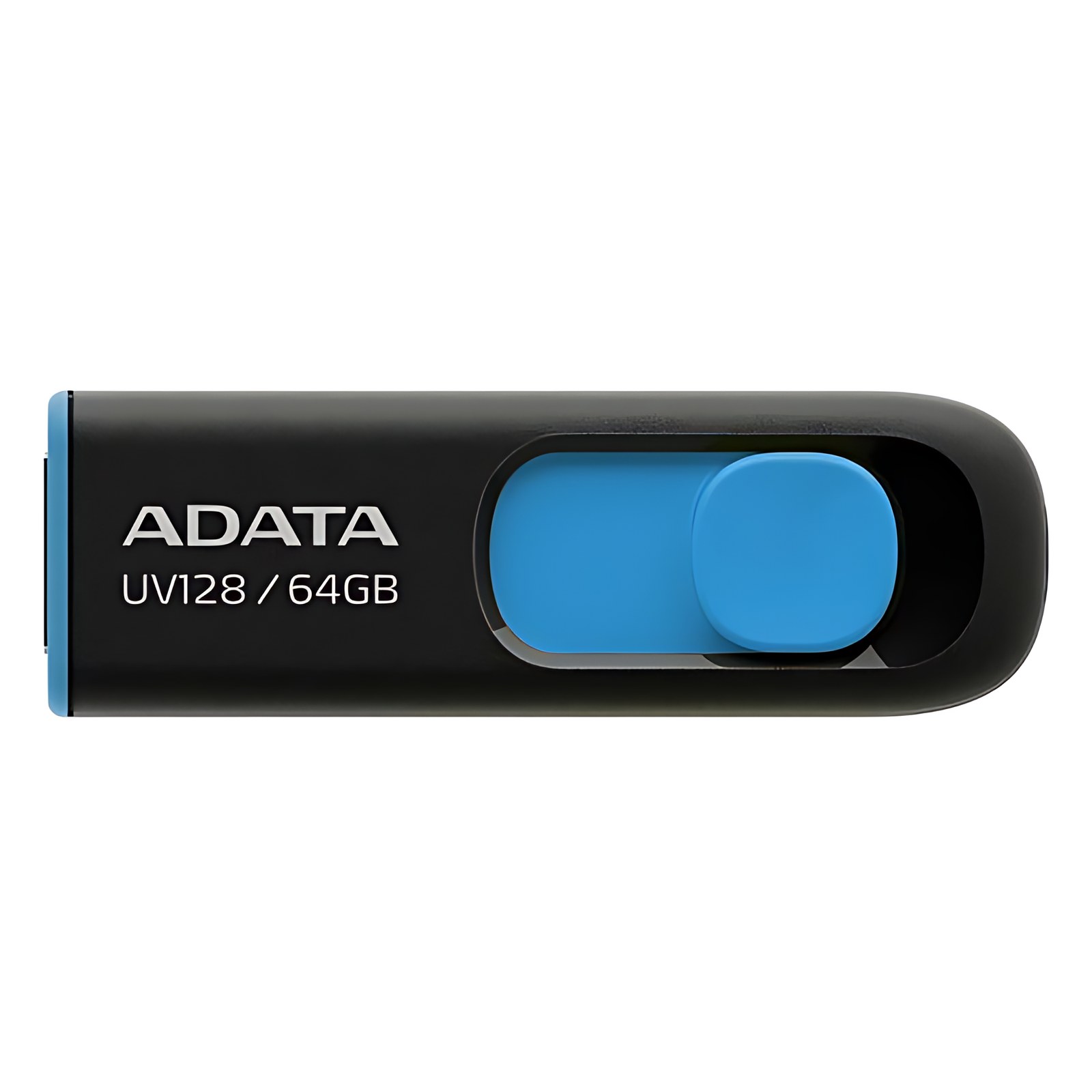 Adata Usb 64gb Uv128 Black + Blue 3.0 Auv128-64g-Rbe