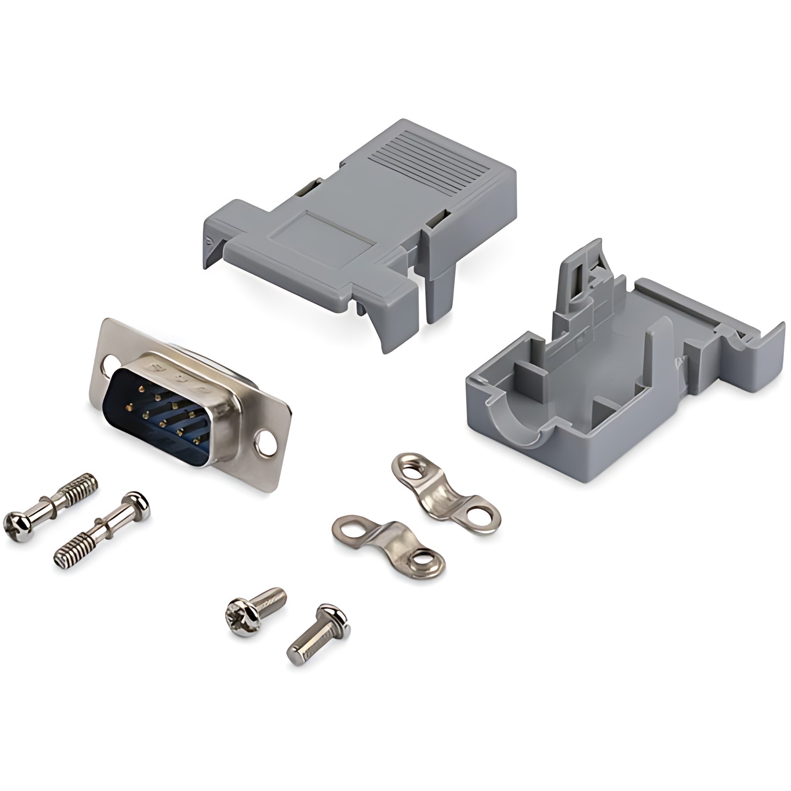 Startech.com Conector D-Sub Db9 Serial Macho Ensamblado Con Carcasa Plástica