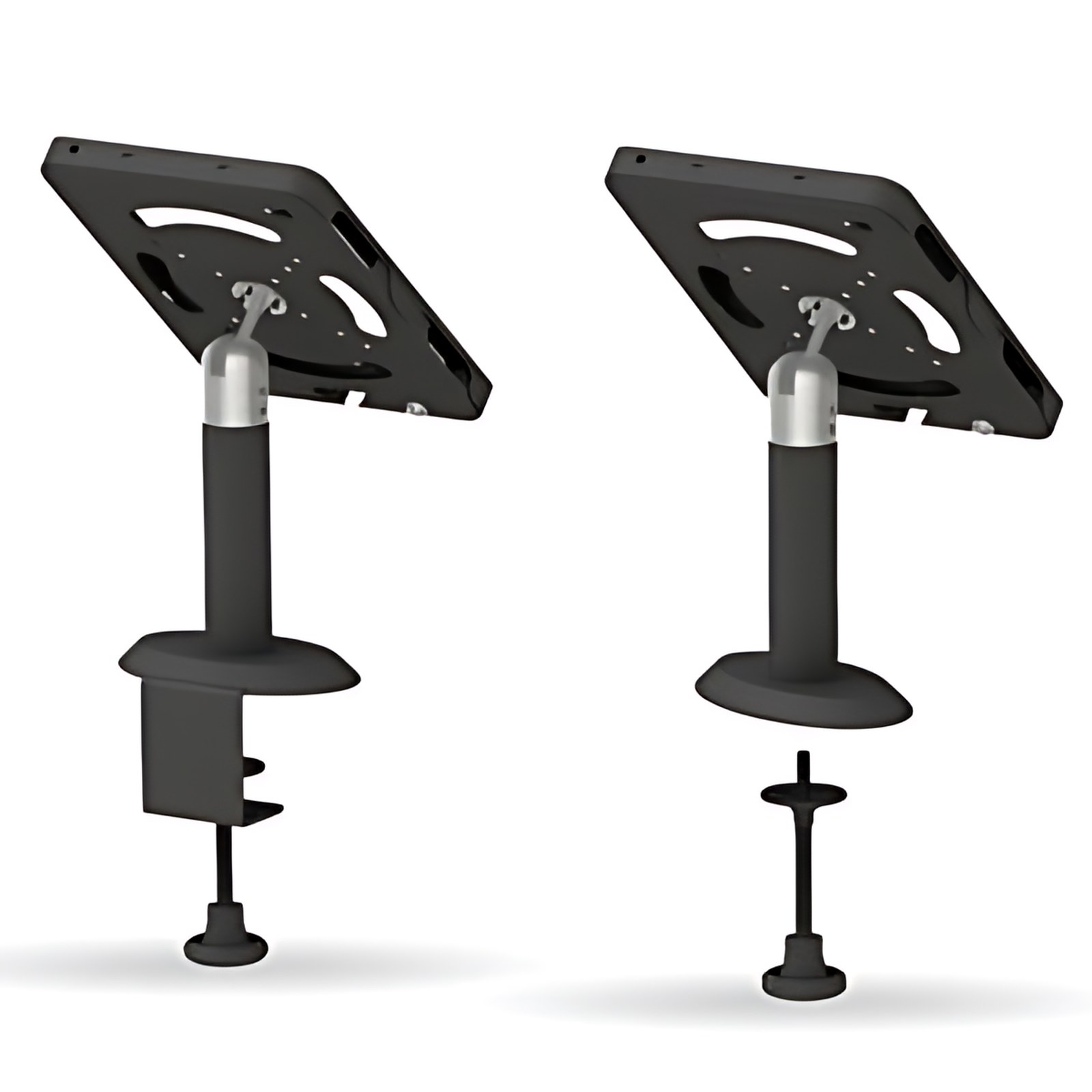 Brobotix Soporte Antirrobo Para Tableta Apple® Ipad® 10ma Y 11va Generación De 11″ (a16) Año 2025 (a3354, A3355, A3356, A2696, A2757, A2777, A3162), Con Inclinación, Giro De 360°, Montaje En Mesa O Mostrador Carcasa Con Cerradura Y Ofiricios De Acceso A Los Puertos, Color Negro. Tableta Apple® Ipad®, 11th Generation,  Apple® Ipad®, 11th Generation, 11″, Soporte Tableta, Soporte Para Tablet, Seguridad Para Tableta.