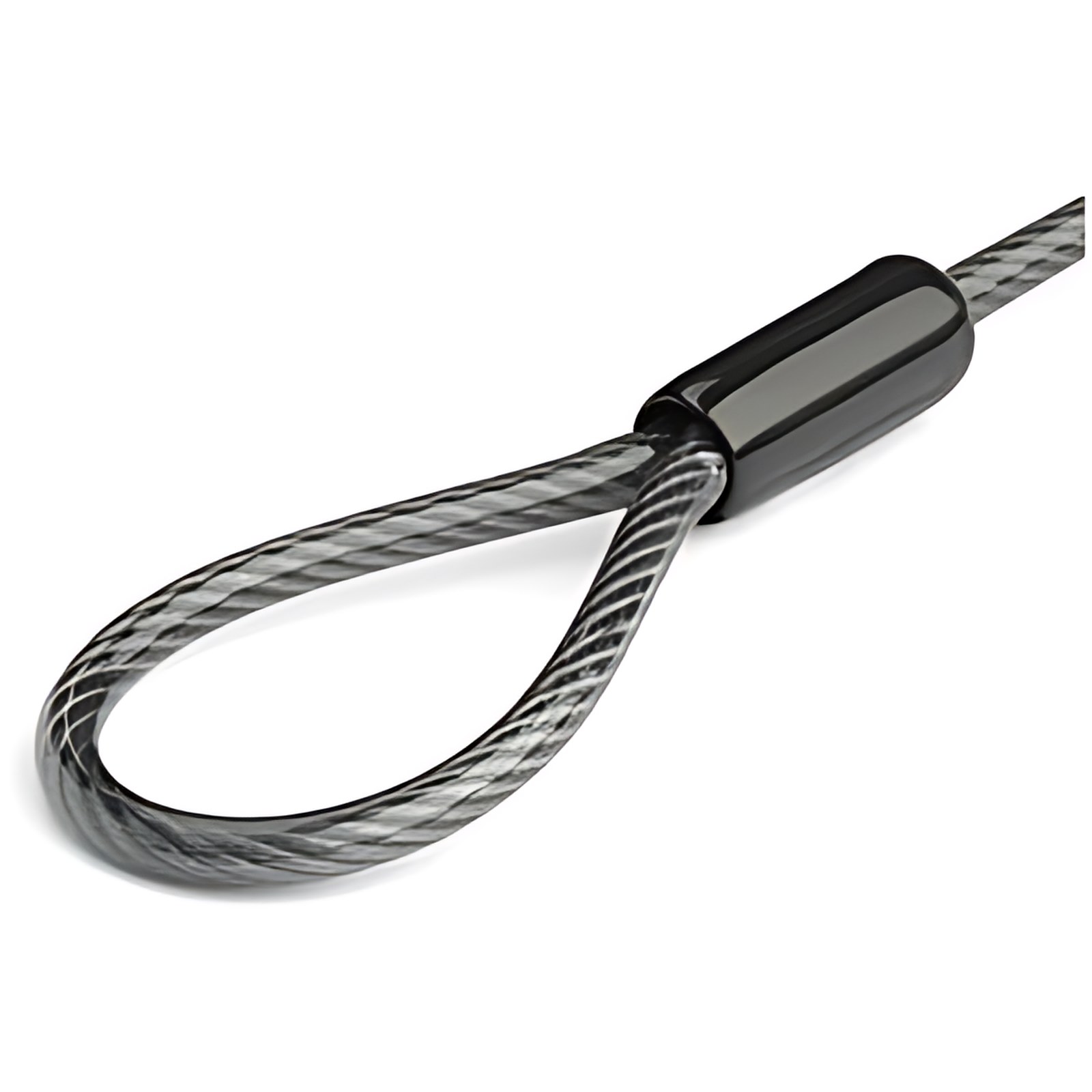 Startech.com Cable Extensor Para Candado De Laptop – Cable De 15 Cm Con Bucle De 2.5 Cm Y Candado – Accesorio Antirrobo (brnchlock) – 15.24cm Cable – Reiniciable – 4-Dígitos – Cerradura De Combinación – Plata, Negro – Acero Recubierto En Vinyl, Aleación De Cinc – Para Portátil, Tableta, Base De Conexión