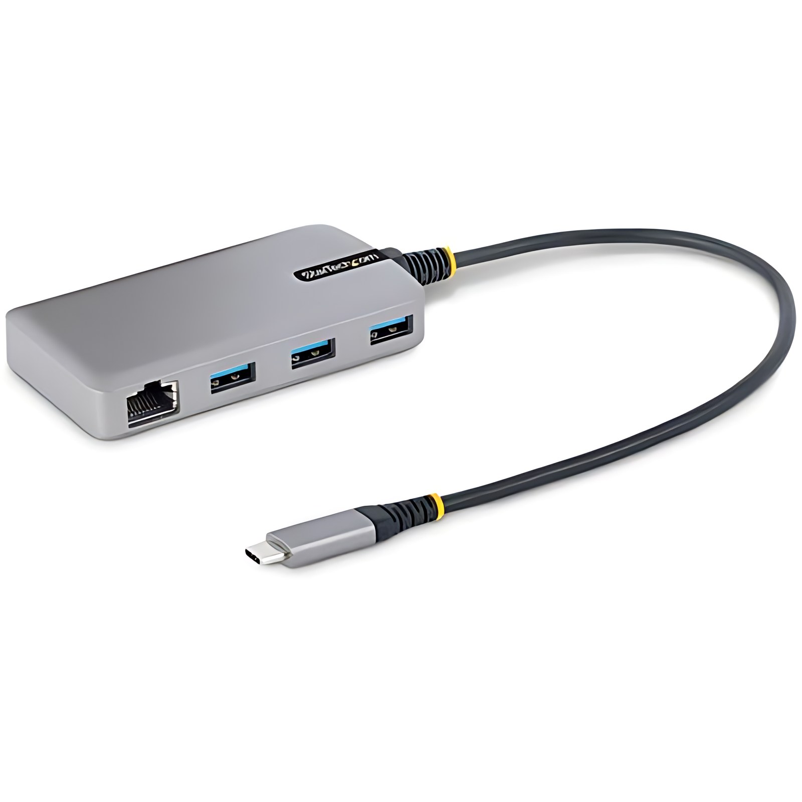 StarTech.com Hub USB-C de 3 Puertos USBA - USB 3.0 5Gbps - Alimentado por el Bus - Concentrador USB-C de 3 Puertos USB-A- Ethernet - Soporte UASP - 3 Total USB Port(s)1 Puerto(s) de red (RJ-45) - PC,