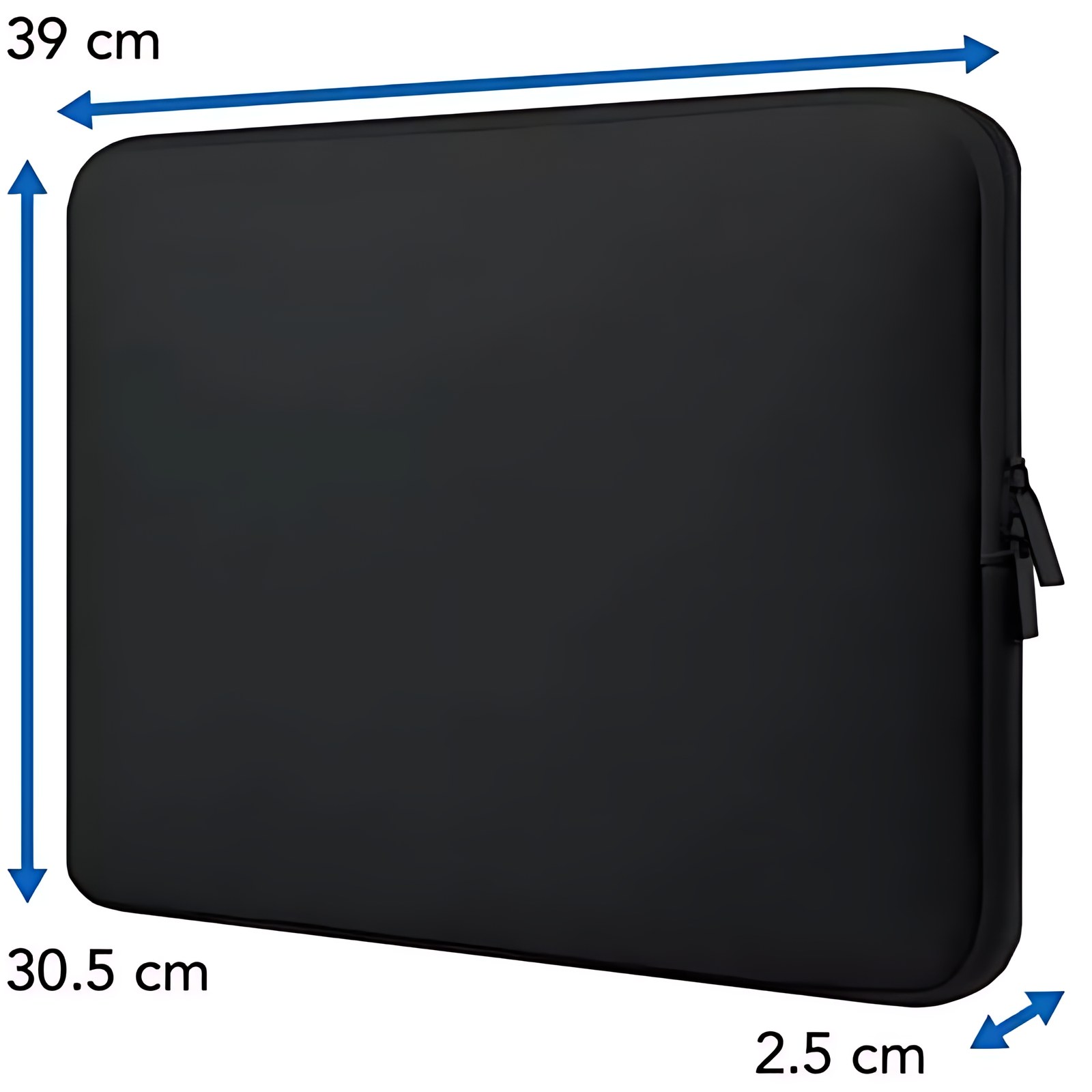 FUNDA DE NEOPRENO PARA LAPTOP 1 5.6IN BASICA NEGRO BROBOTIX