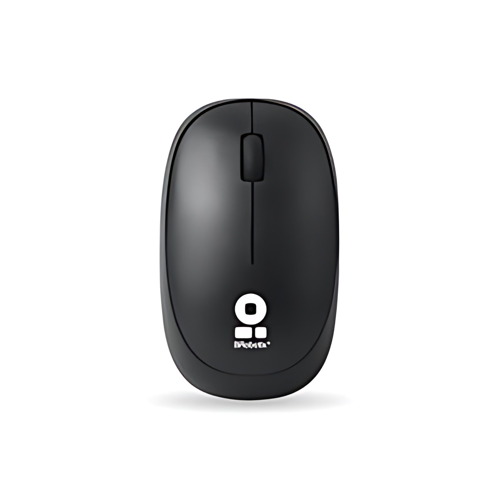 BRobotix TECLADO Y RATÓN INALÁMBRICO EN ESPAÑOL, USB, MULTIMEDIA COLOR NEGRO, Óptico - DPI ajustable - Rueda de Desplazamiento - Incluye Baterias AAA - Compatible con Windows, Mac OS, ChromeOS, iOS,