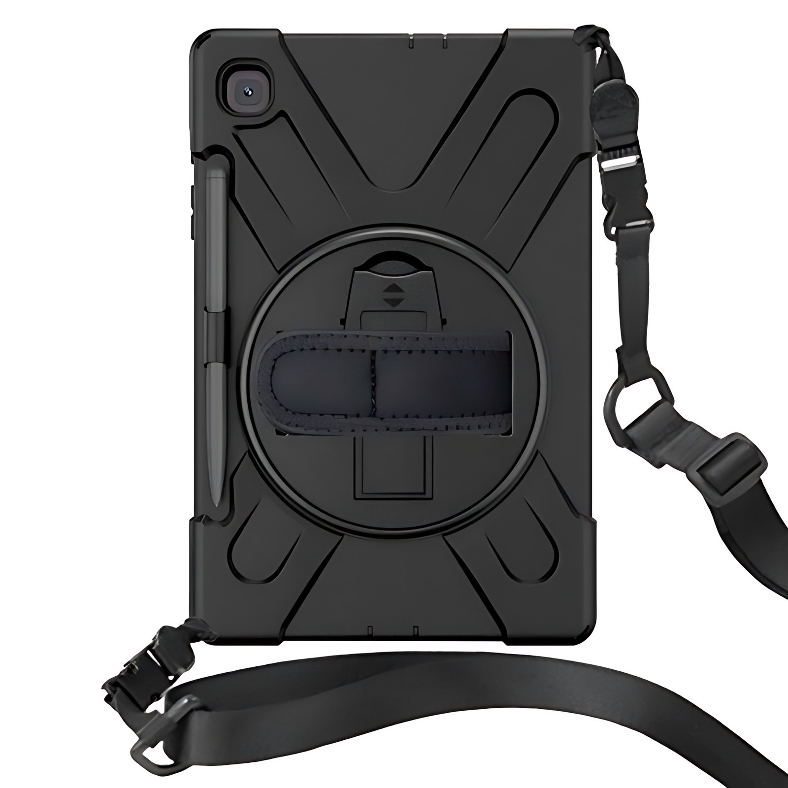 Funda Protector Uso Rudo Correa Y Giro 360 Samsung Galaxy Tab