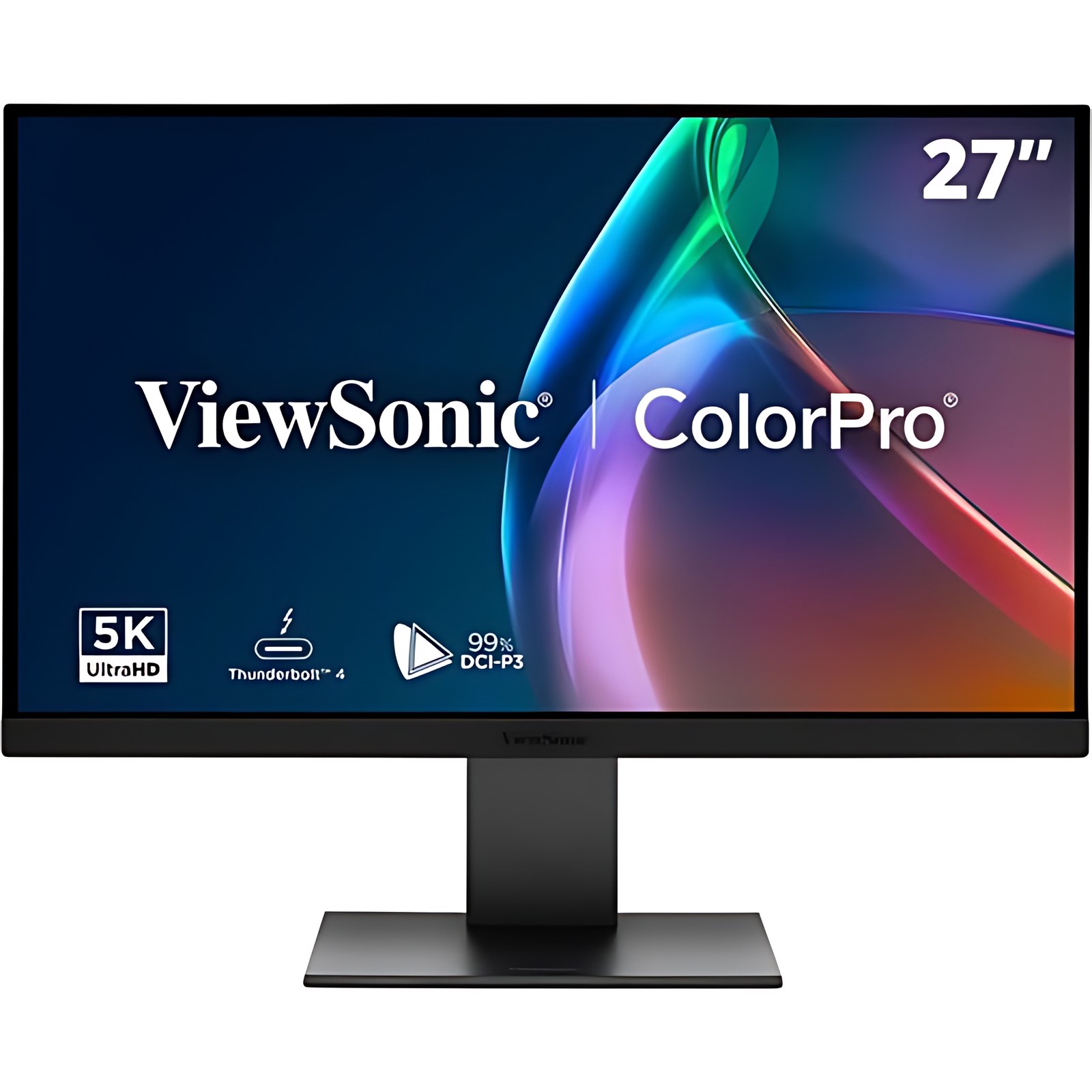 Monitor Led Viewsonic Colorpro Vp2788-5k 27″ (68.6cm) Clase 5k – 16:9 – Negro – 27″ (68.6cm) Viewable – Tecnología Conmutación En El Mismo Plano (in-Plane Switching, Ips) – Led Retroiluminación – 5120 X 2880 – 500cd/M² – 14ms – 75hz Frecuencia De Actualización – Altavoces – Giratoria, Altura, Pivote, Inclinable – Usb Tipo-C – Hdmi – Displayport – Compatible Con Montura Vesa – Concentrador Usb