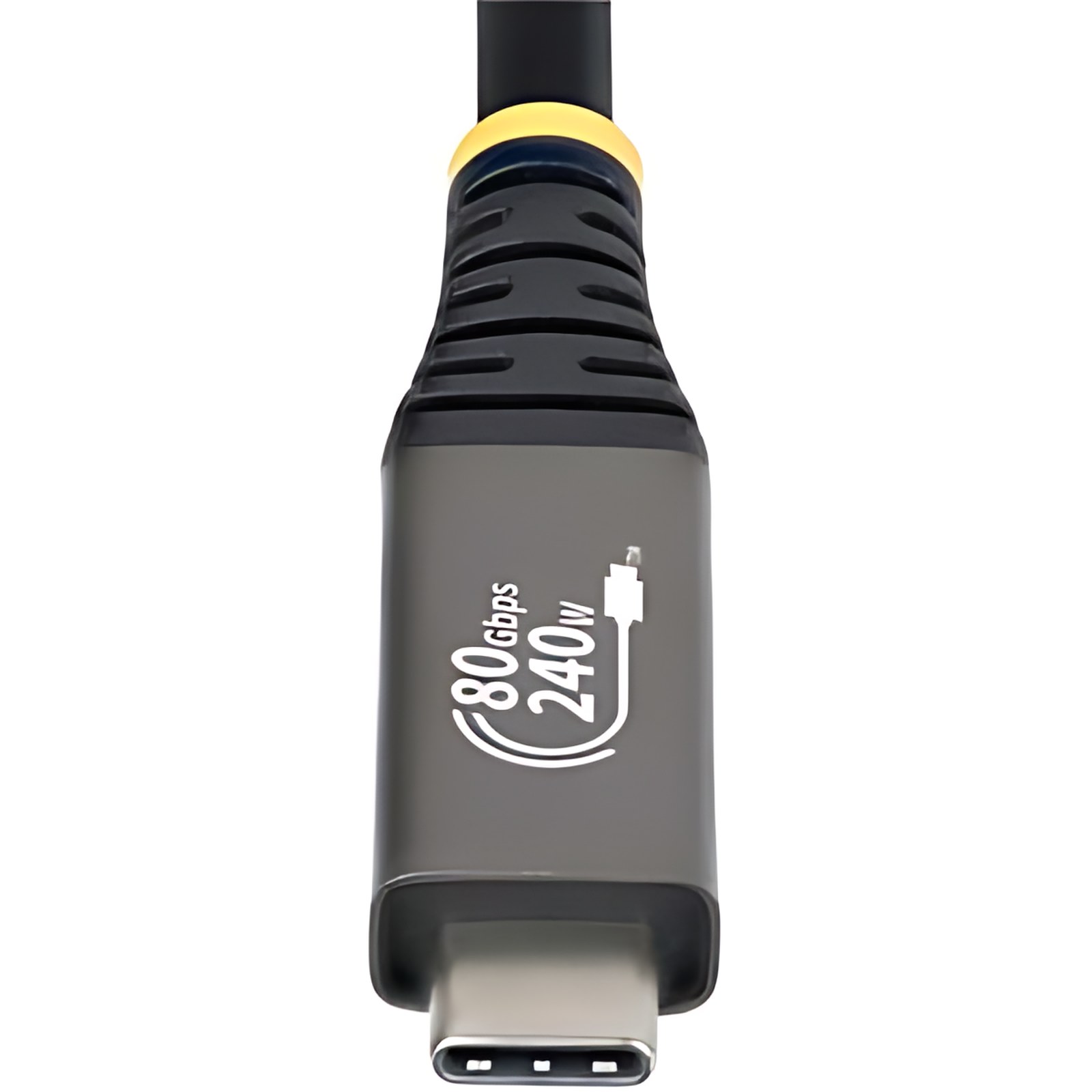 Startech.com Cable Usb4 1m – Cable Usb-C Certificado Usb-If – 80gbps – 240w – 8k120/4k240 – Dp 2.1 – Compatible Con Thunderbolt – Negro – Cable For Portátil, Dispositivo Usb, Base De Conexión, Cargador De Pared, Macbook, Macbook Pro, Pantalla, Dock, Monitor, Workstation – 80gbit/S – Admite Hasta7680 X 4320 – Apantallado – Níquel Conector Chapado – Negro