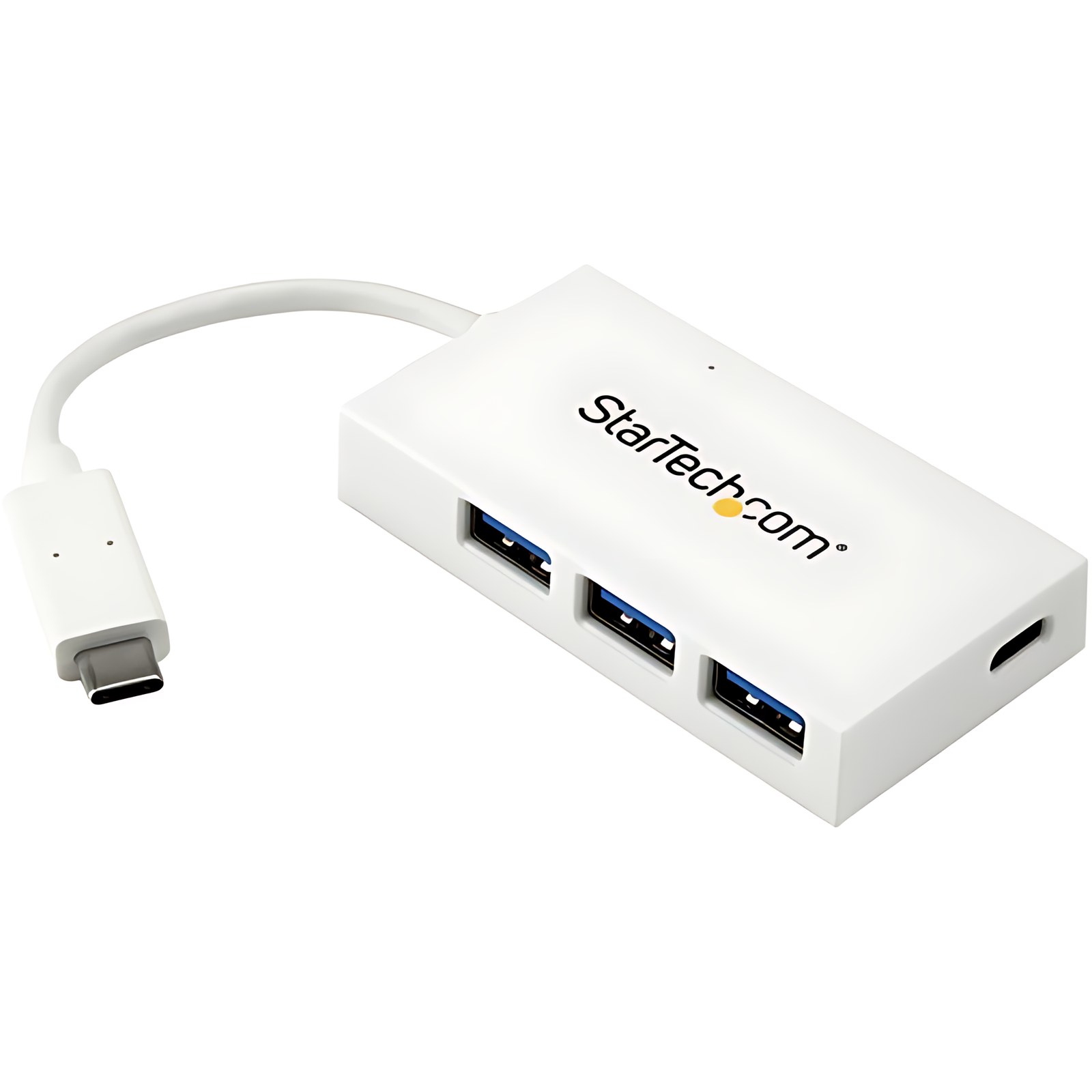 StarTech.com Hub Concentrador USB 3.0 de 4 Puertos - 5Gbps - USB-C a 1x USB Tipo C y 3x USB-A - Blanco - 4 Total USB Port(s) - 4 USB 3.0 Port(s) - PC, Mac, Linux