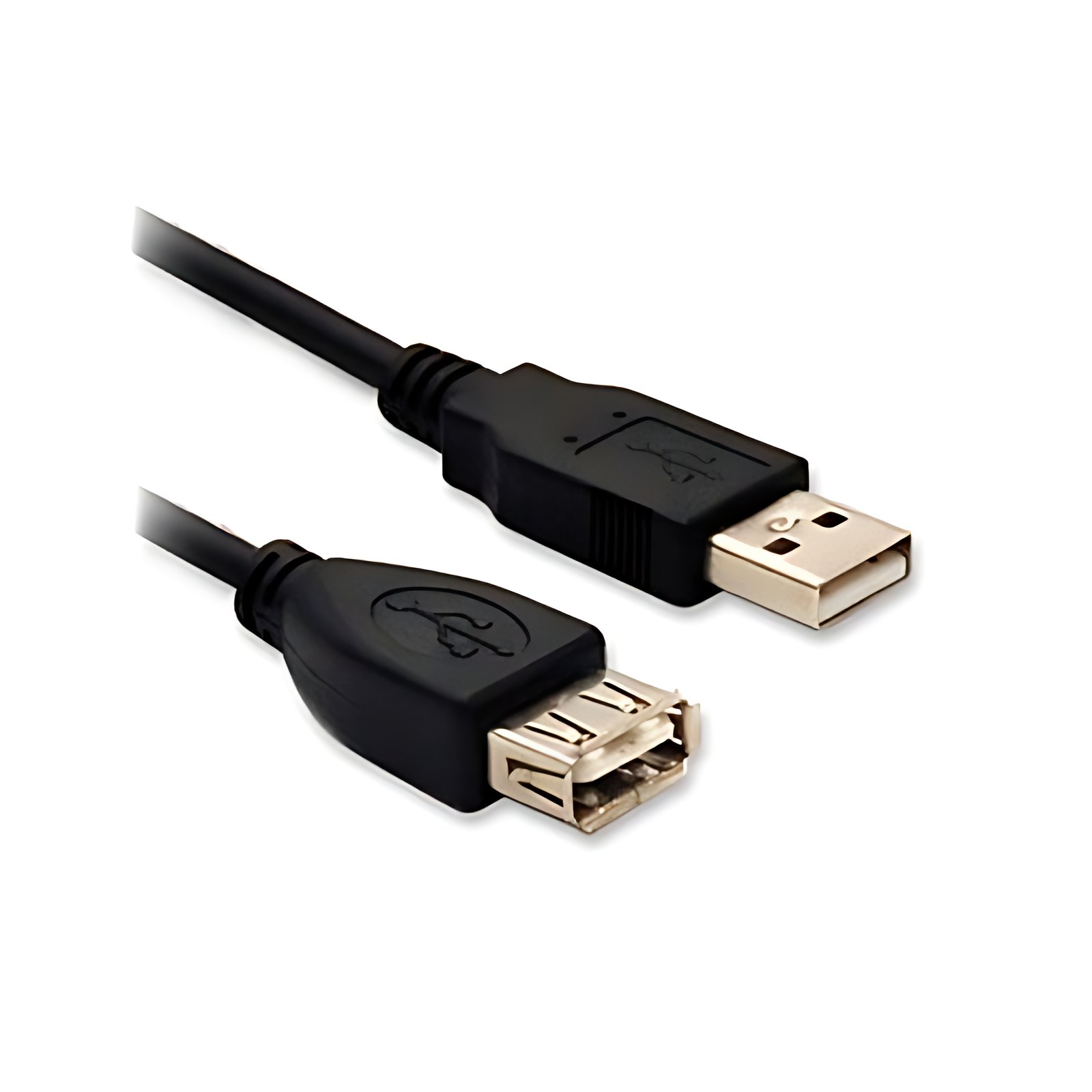 Brobotix Cable Usb V2.0 Extension 5 Metros Color Negro – Cable Impresora Notebook Laptop Escritorio Hub – 1 Conector Usb Tipo A Macho A 1 Conector Usb Tipo A Hembra – Versión 2.0 – Extensor