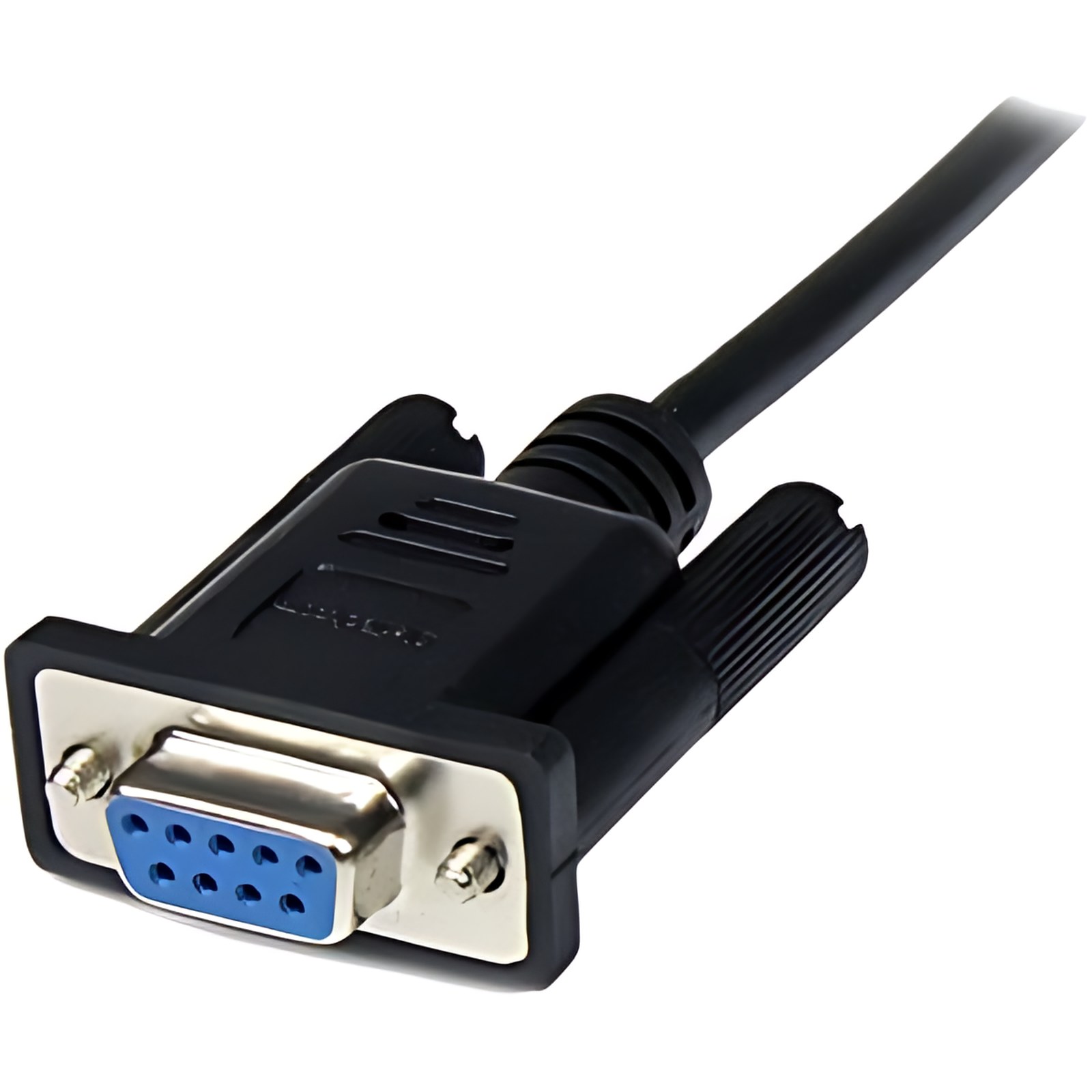 Startech.com Cable 2m Módem Nulo Null Serial Db9 Hembra A Macho – Negro – Cable For Módem, Pc – Apantallado – 28 Awg – Negro