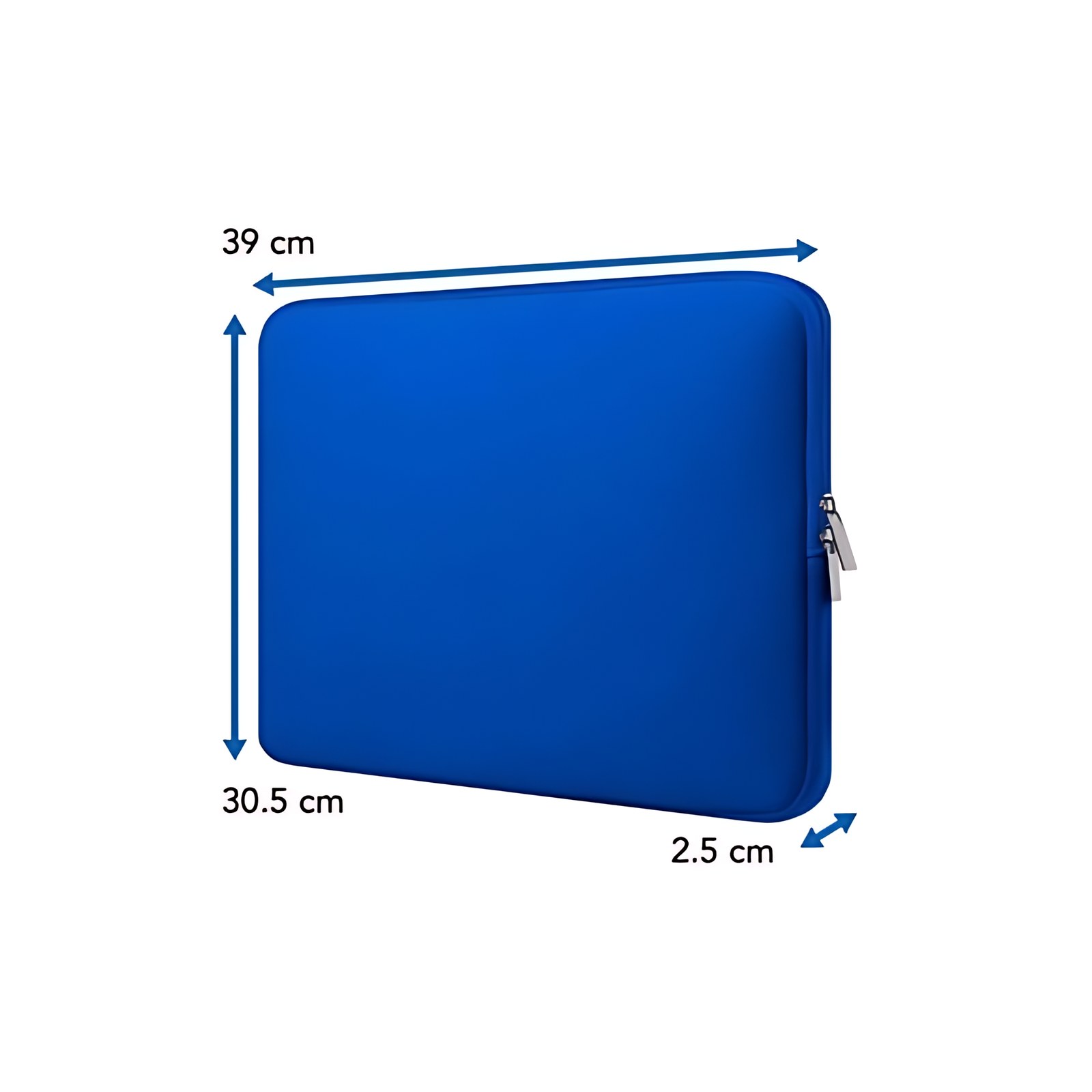 BROBOTIX FUNDA DE NEOPRENO PARA LAPTOP 15.6" COLOR AZUL MARINO -  Funda acolchada 15.6 pulgadas