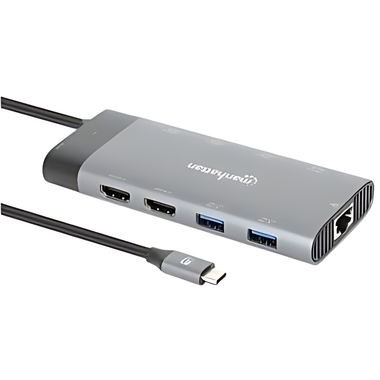 Docking Usb-C 10 Ptos, 2xhdmi, 5xusb-A, Us – 2 Displays Supported – 4k, 8k – 7680 X 4320, 3840 X 2160 – 8 X Puertos Usb – 5 X Usb Type-A Ports – Usb Tipo-A – 3 X Usb Type-C Ports – Usb Tipo-C – 1 X Rj-45 Ports – Red (rj-45) – 2 X Hdmi Ports – Hdmi – Cableado – Gigabit Ethernet – Windows 7, Windows 8.1, Windows 10, Windows 11, Chromeos, Macos, Android – Tipo-C Hasta 85w