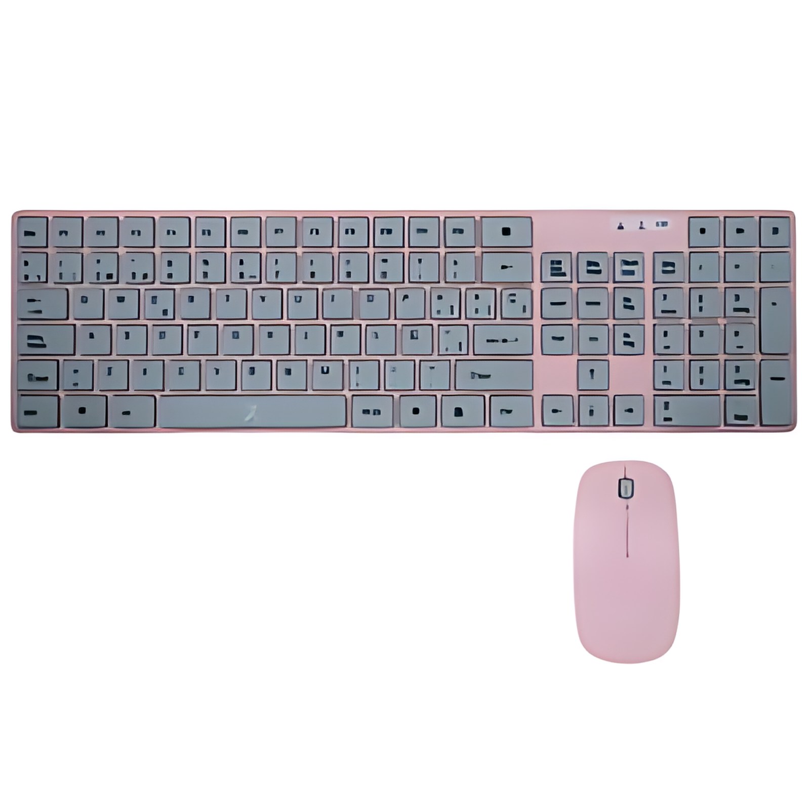 Kit De Teclado Y Mouse Inalámbrico Diseño Para Niños Balloon  Rosa| Perfect Choice