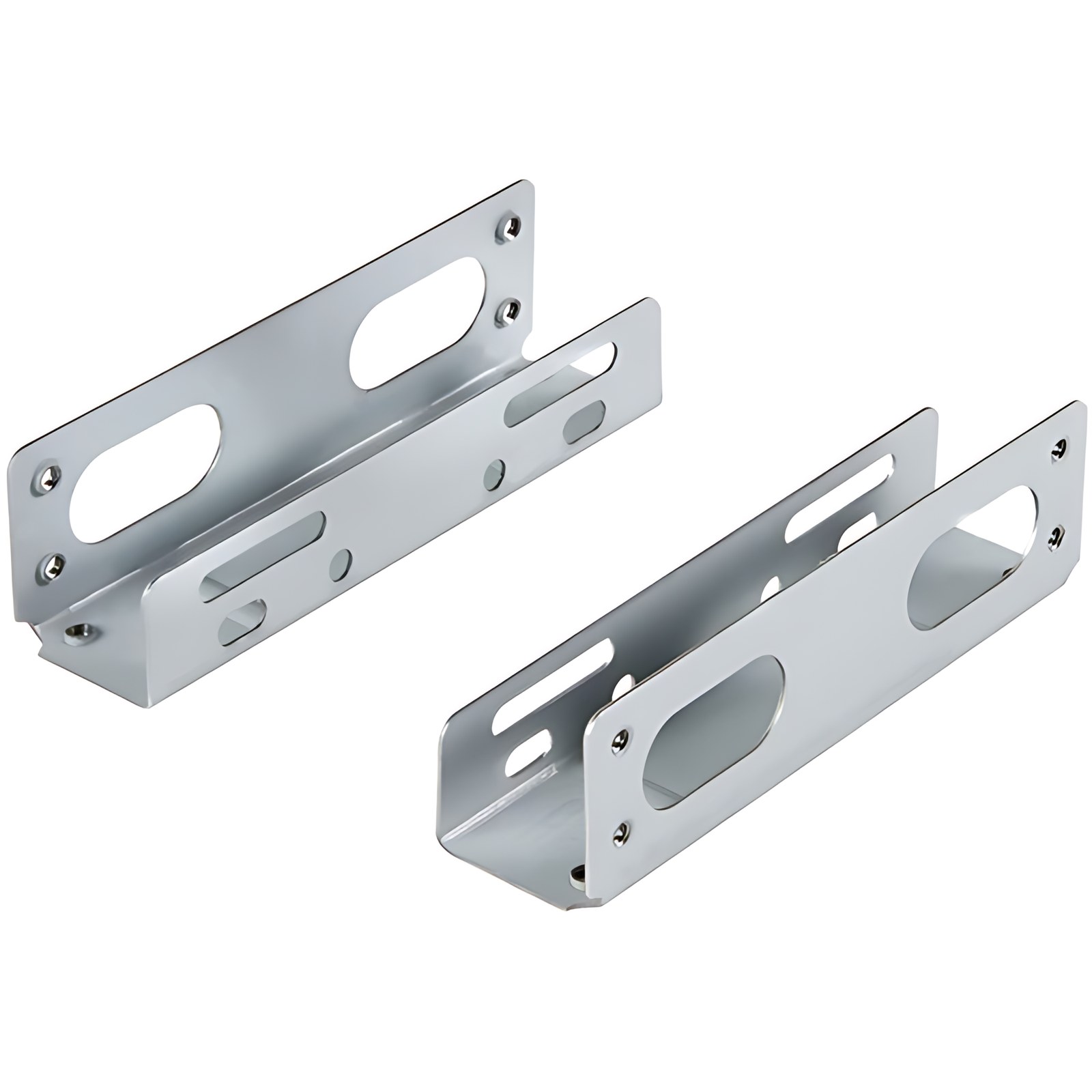 StarTech.com Adaptador Bracket de Formato Bahía de Unidad Disco Duro Interno de 3.5in Pulgadas a 5.25 - Metálico - 1 Solamente