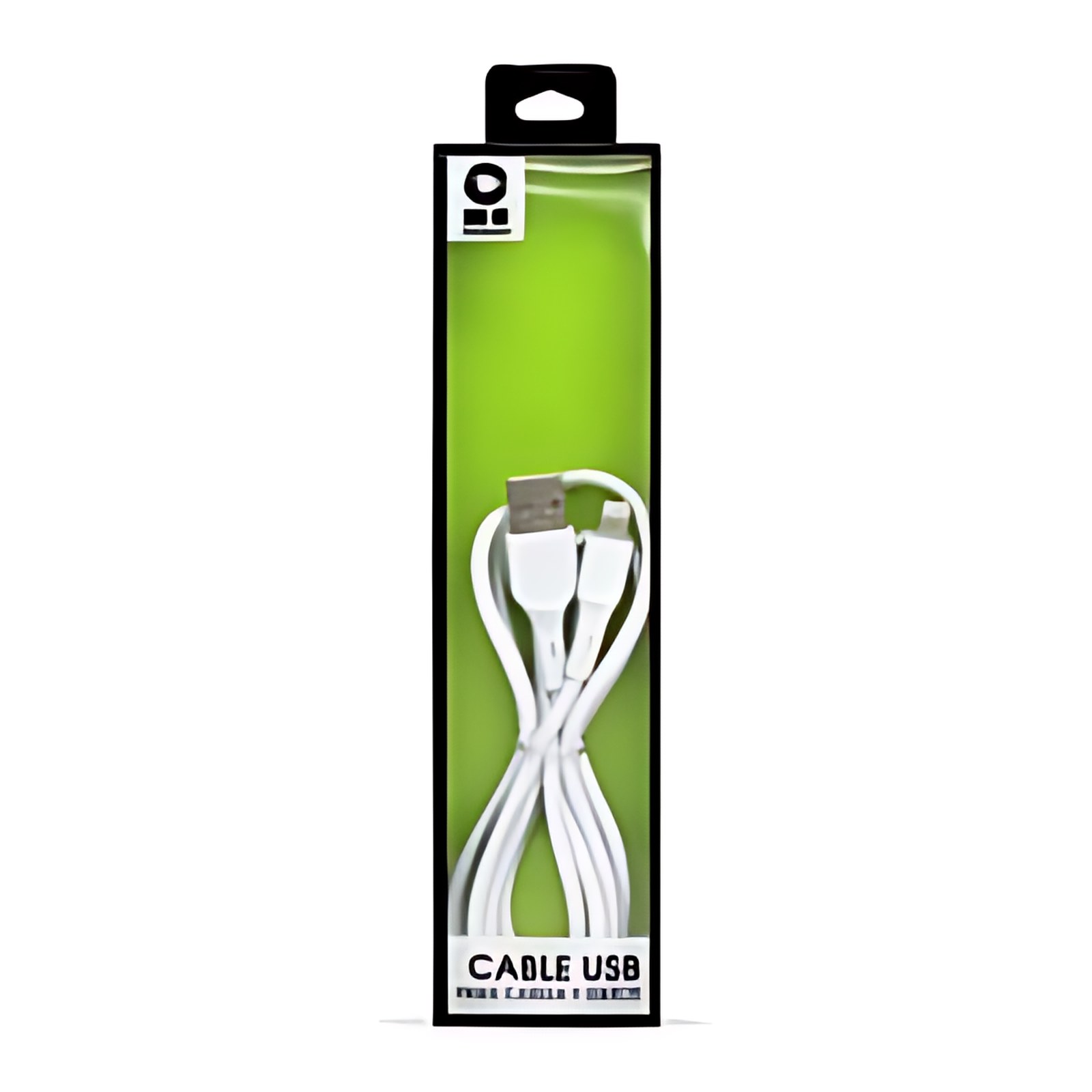 Brobotix Cable Usb Tipo A – Lightning, Color Blanco, 1 Metro Puntas De Acero Reforzado, Forro Pvc, Compatible Con Ios Para Transferir Datos, Sincronizarlos O Cargarlos.