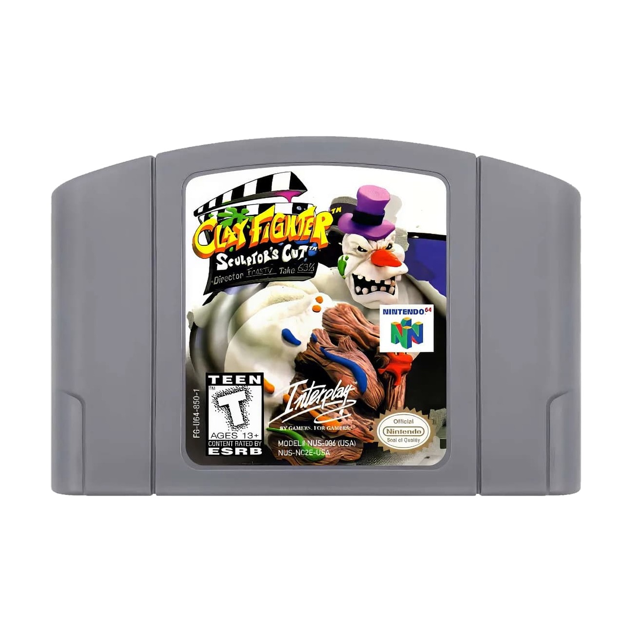 Clay Fighter Sculptor’s Cut N64 Estandar Fisico Nuevo