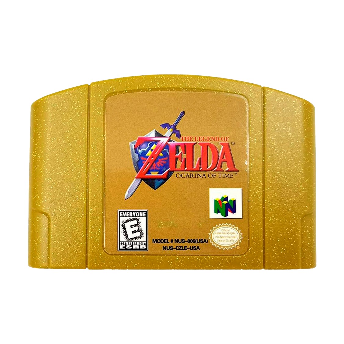 La Leyenda De Zelda Ocarina Of Time Nintendo 64 Gold Salva Físico
