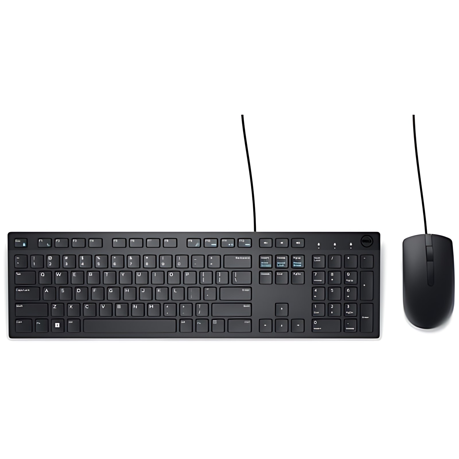 Dell Kit Teclado Y Mouse Alambrico Dell - Km300c - Color Negro - Lenguaje Español - 1 Año De Garantía.