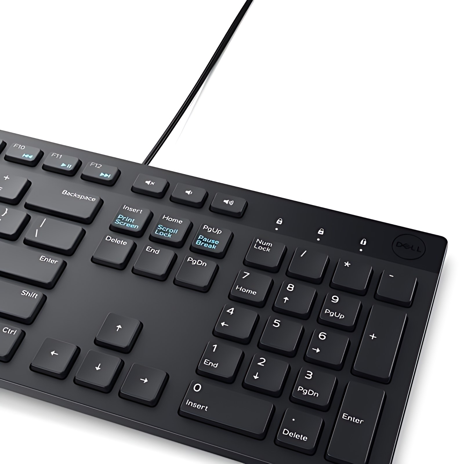 KIT Teclado y Mouse Alambrico Dell - KM300C - Color Negro - Lenguaje Español - 1 año de garantía.