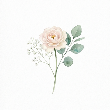 Romantic Rose Accent