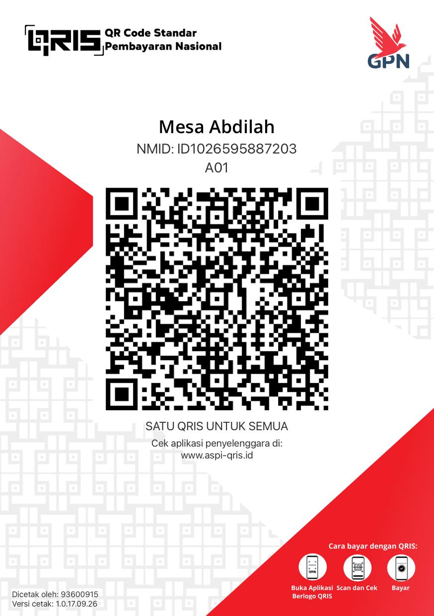 QR Code QRIS - Mesa & Lutfi