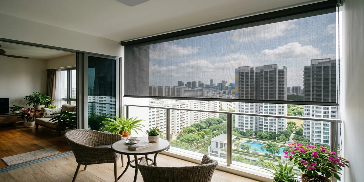 Roller Blinds for Balcony Singapore