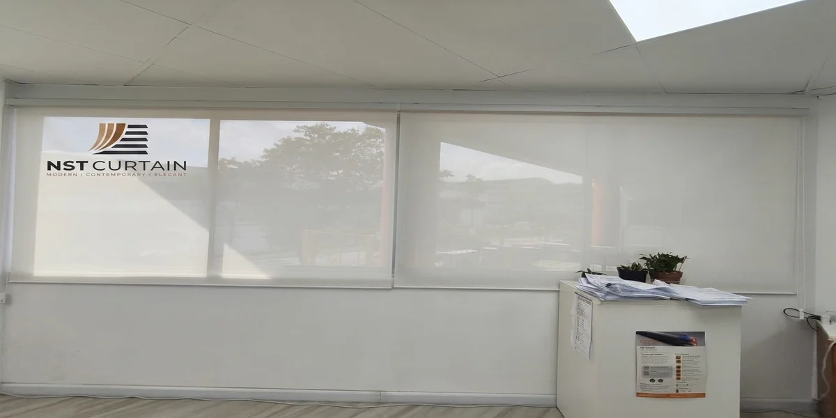 Perforated Sunscreen Roller Blinds in Tuas Ave 11