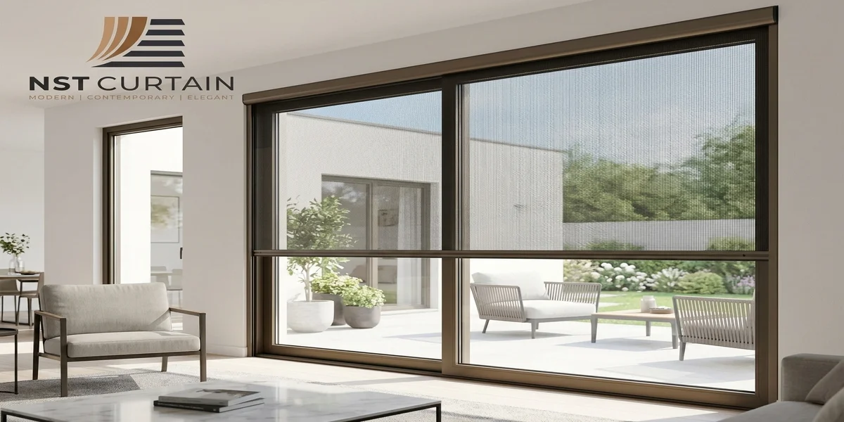 retractable mesh screen in Punggol Drive