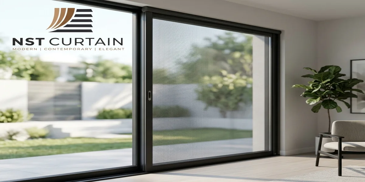 retractable mesh window screen in Punggol Drive
