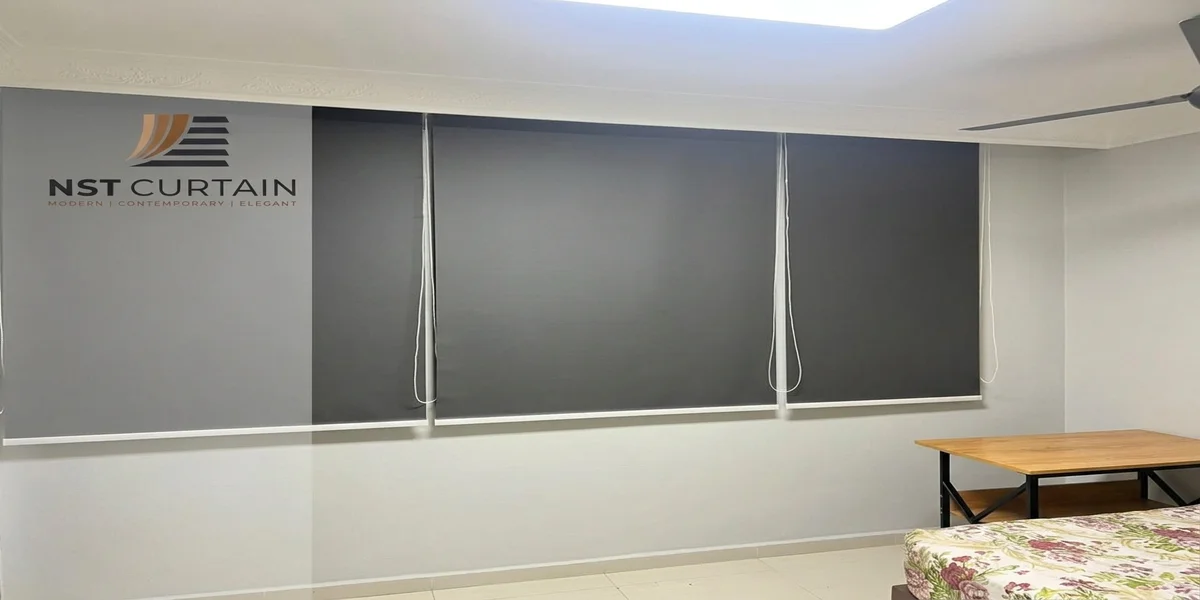 Office Blackout Roller Blinds in Hougang