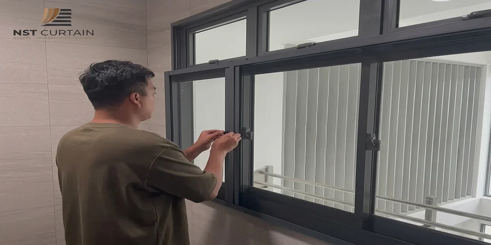 sliding mesh door for main door in Hougang