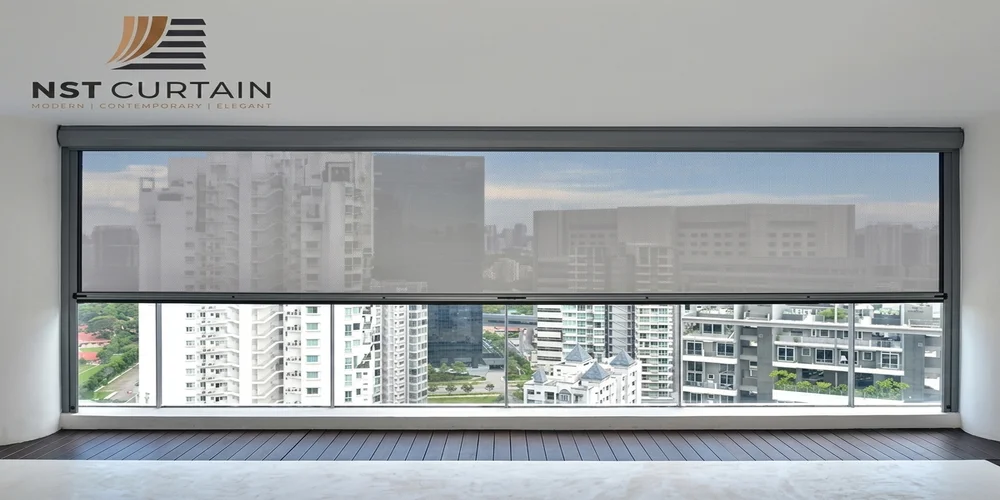 outdoor ZIP blinds on Duncan Road