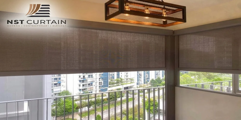 Motorised ZIP blinds on Duncan Road