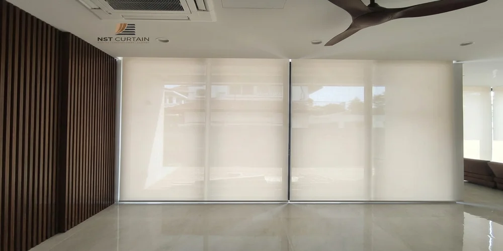 Blackout Roller Blinds for Office in Eunos