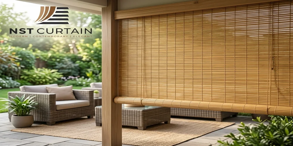 Waterproof Outdoor Bamboo Blinds