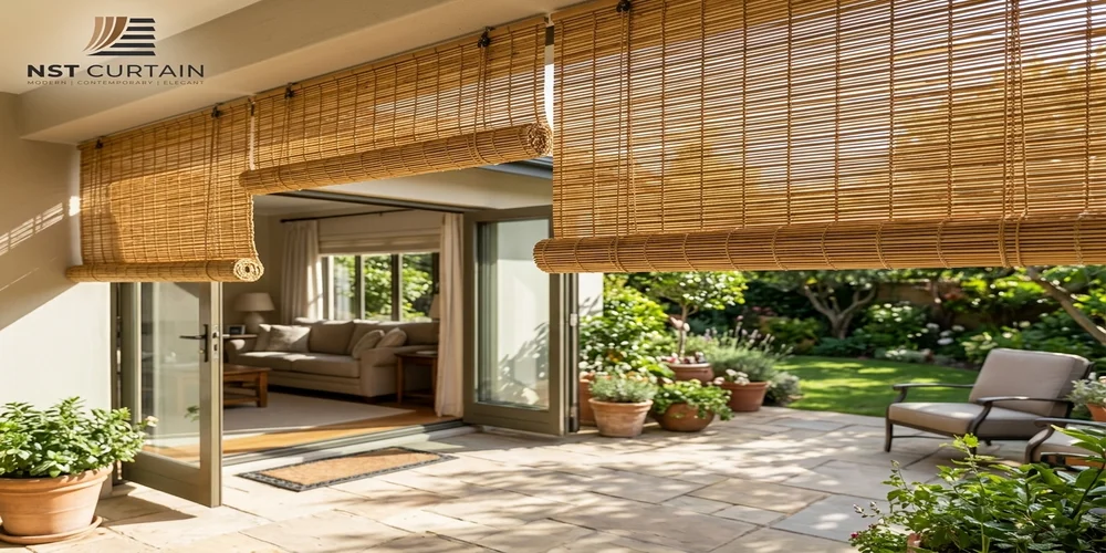 Outdoor Bamboo Window Blinds
