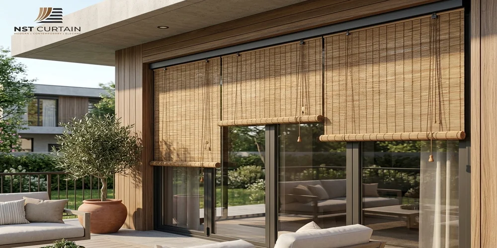Outdoor Bamboo Privacy Blinds