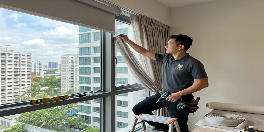 Professional Curtain Fitting Service Singapore