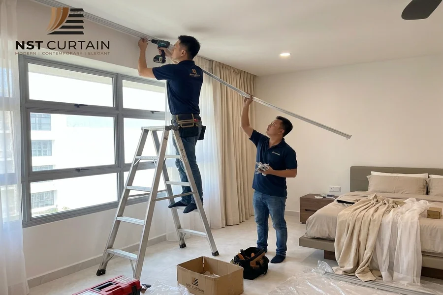 Premium Curtain Track Installation