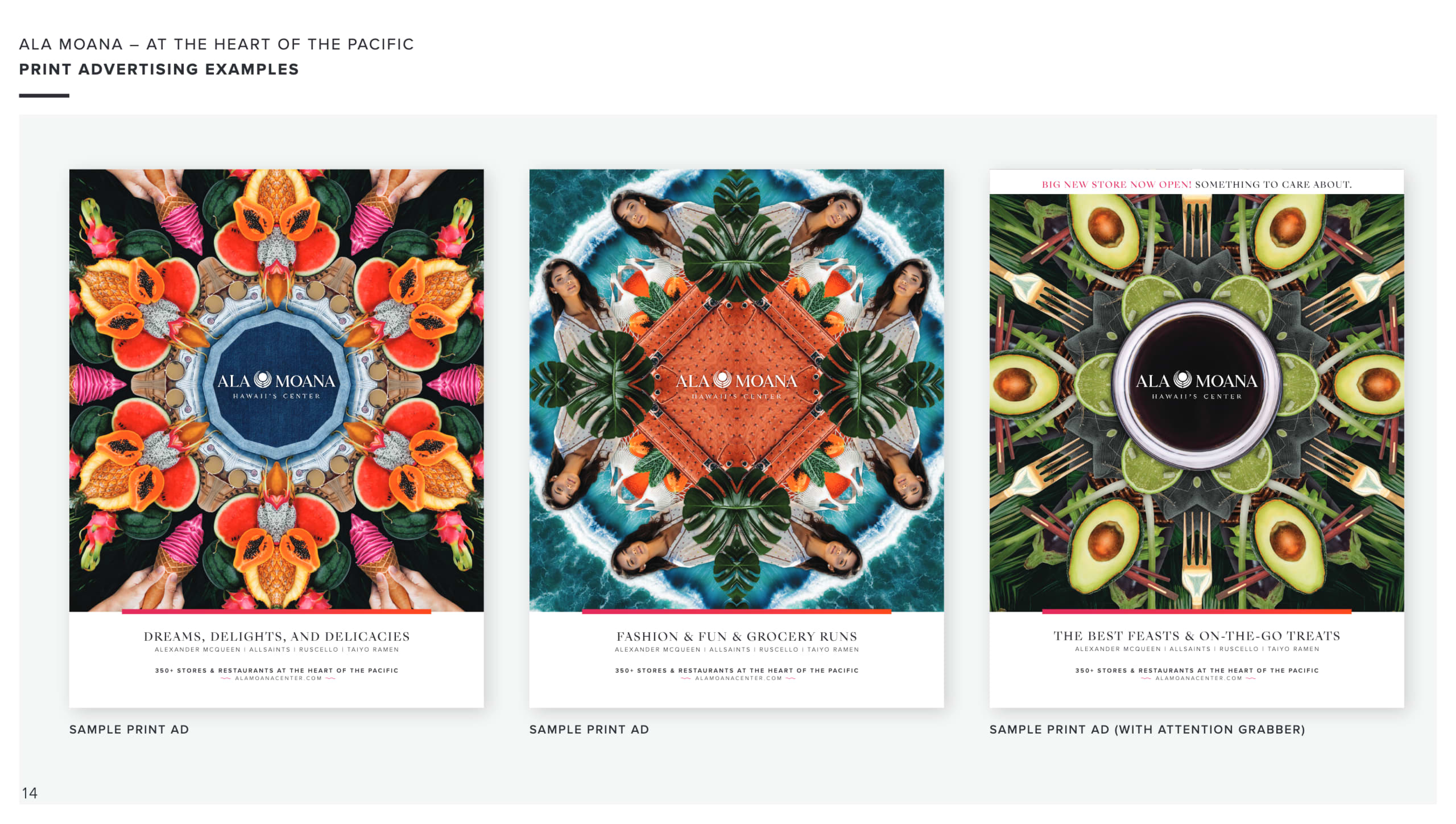 Print advertising examples