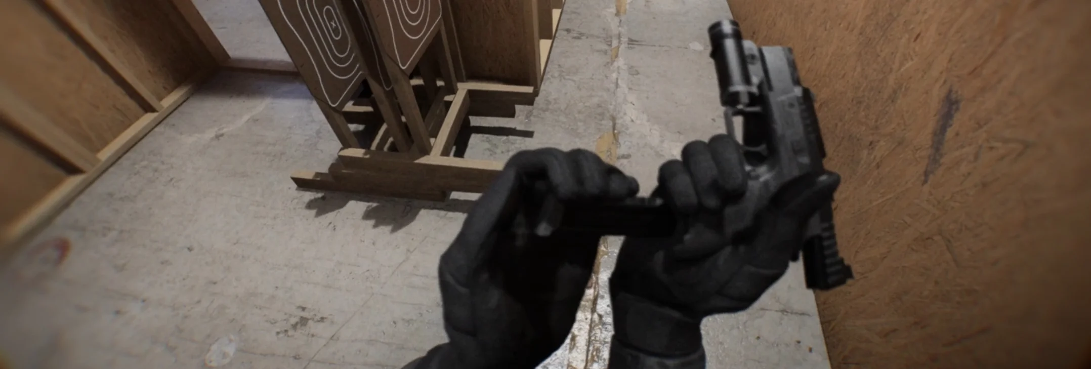 first-person weapon/loadout customization shot