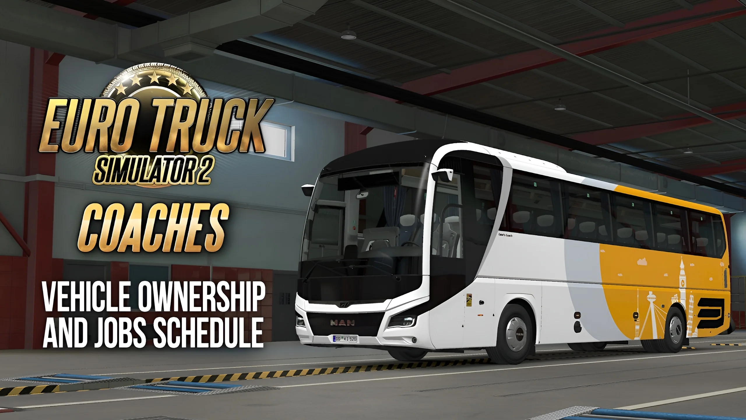 Euro Truck Simulator 2's Coaches DLC Will Let You Own and Customize Your Own Bus